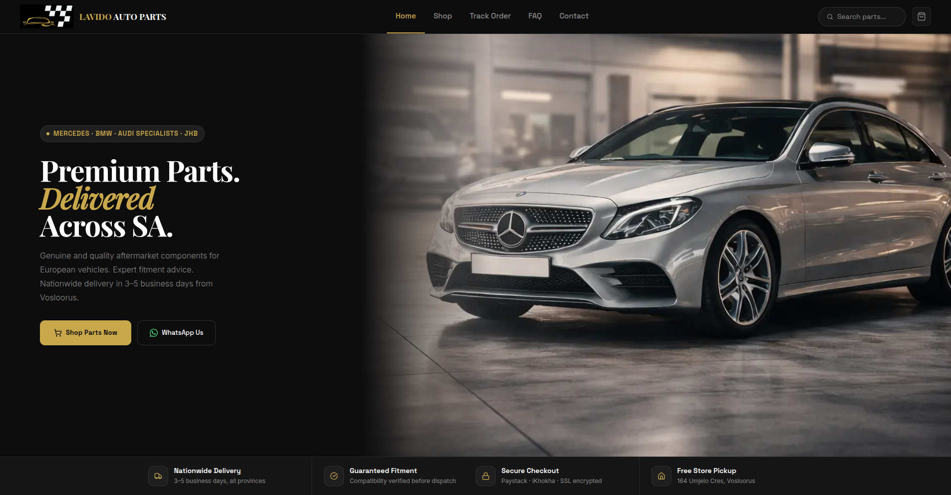 Lavido Auto Parts Preview screenshot